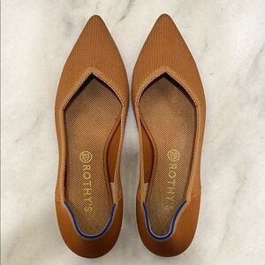 Rothy's Brown Pointed Flats